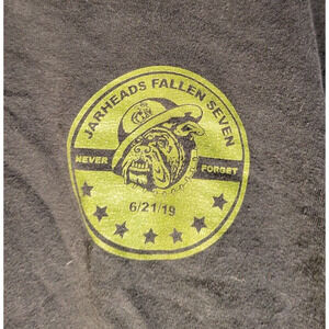 Jarheads Motorcycle Club Fallen Seven Mens Long Sleeve Shirt Size 2XL